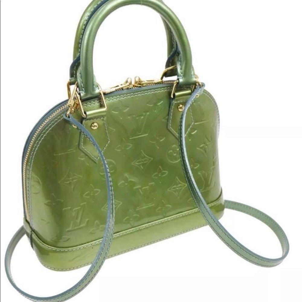 Louis Vuitton vernis Green BB Alma